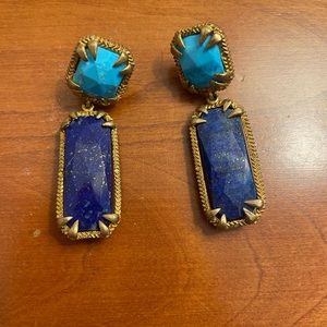 Blue earrings